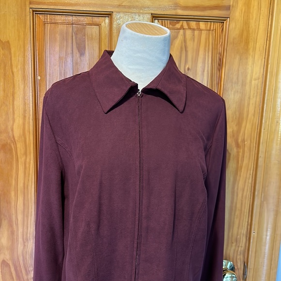 Micro suede zip up - Picture 2 of 8